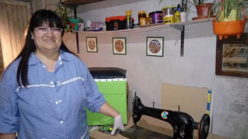 “Mi marido me enseñó este oficio, fue mi maestro”