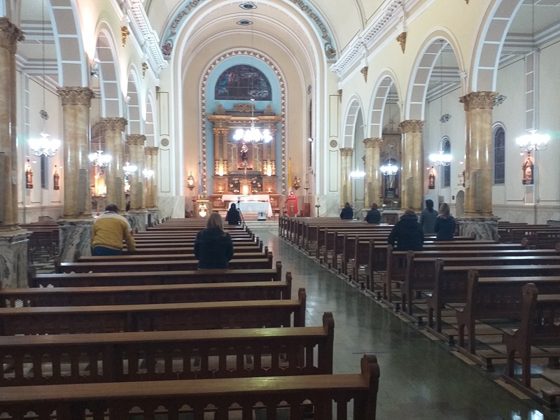 Volvieron las celebraciones religiosas presenciales