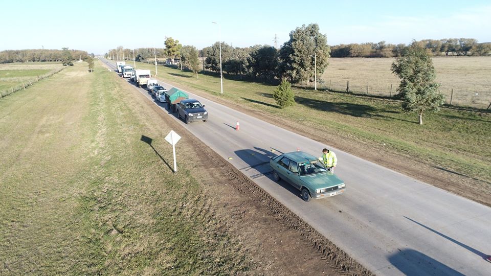 Queda restringida la circulación entre Coronel Pringles y Bahía Blanca