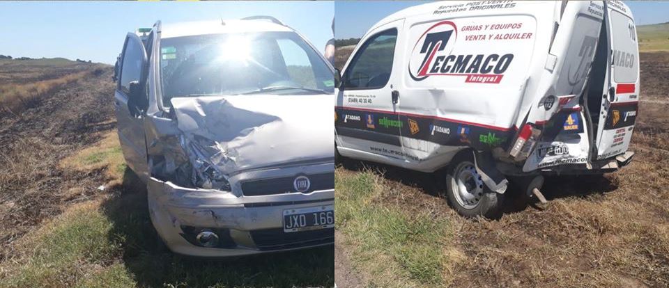 RUTA 3: UNA PERSONA SUFRIÓ HERIDAS LEVES TRAS UN CHOQUE