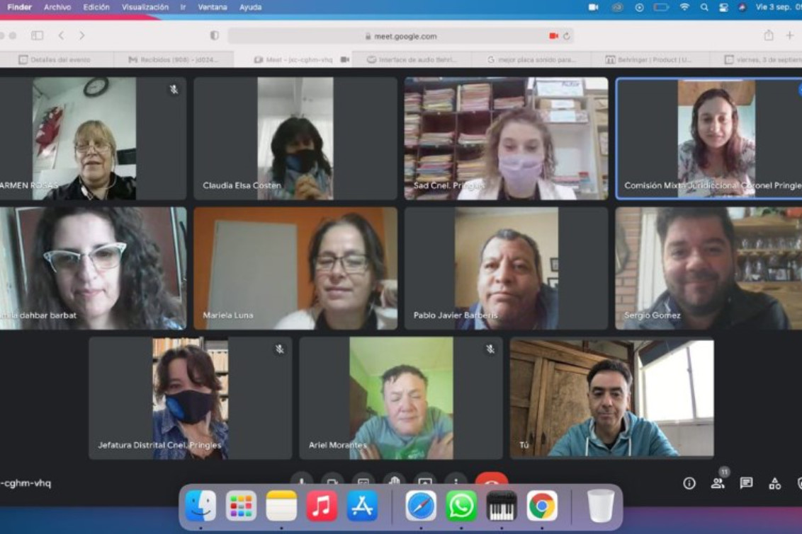 Encuentro virtual para abordar el protocolo de apertura de cocinas y comedores escolares
