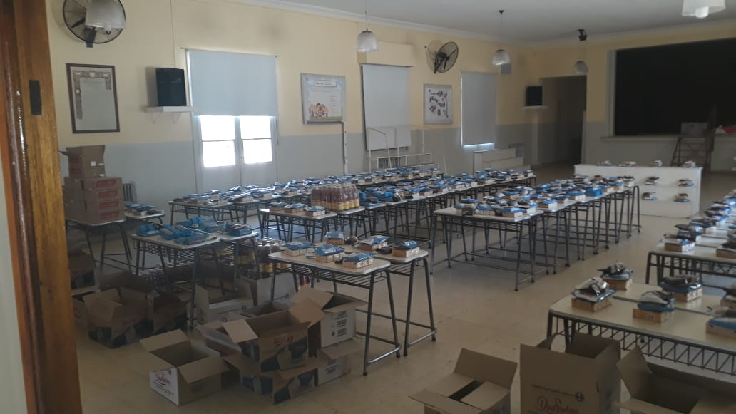 Se entregaron 2383 módulos del Servicio Alimentario Escolar