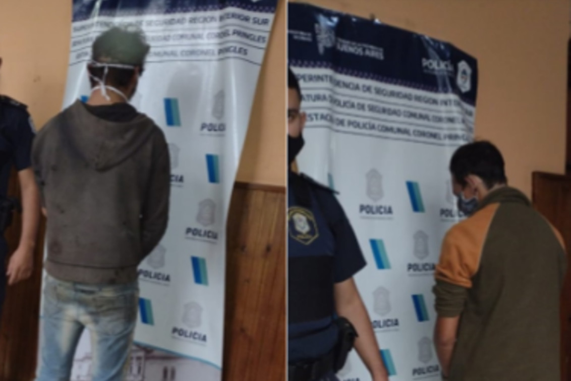DOS APREHENDIDOS POR ROBO IN FRAGANTI