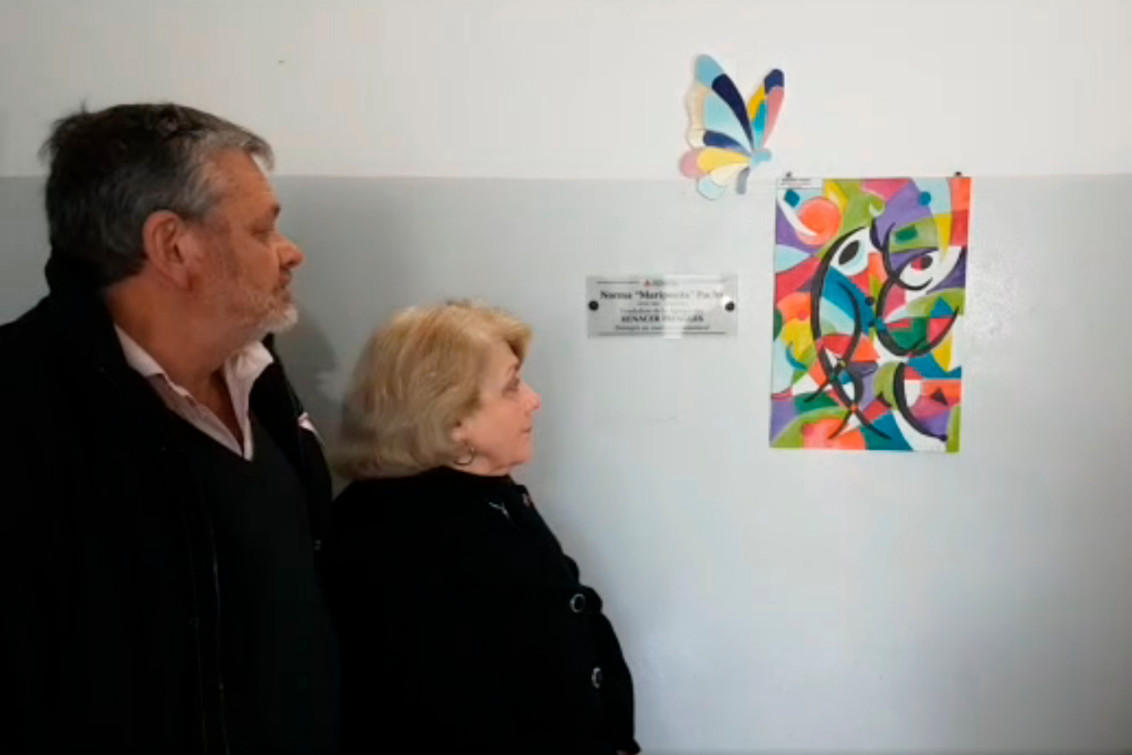 Homenaje a Norma Fuchs, referente de la Agrupación Renacer de Coronel Pringles