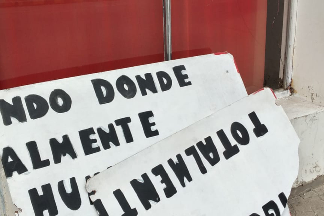 Vandalismo en el local del Frente de Izquierda