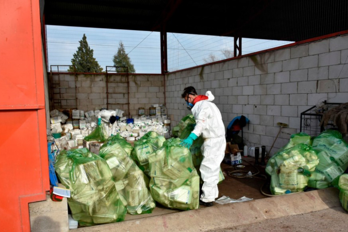 Ayer se desarrolló la séptima Jornada de recolección de envases vacíos de fitosanitarios