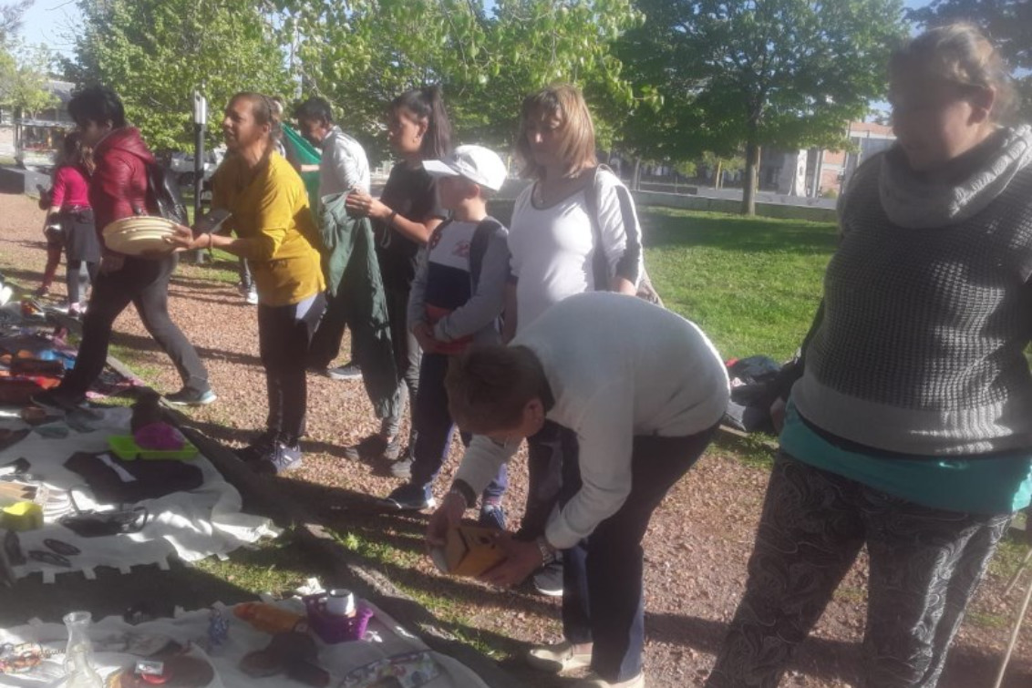 Se realizó la feria de pulgas