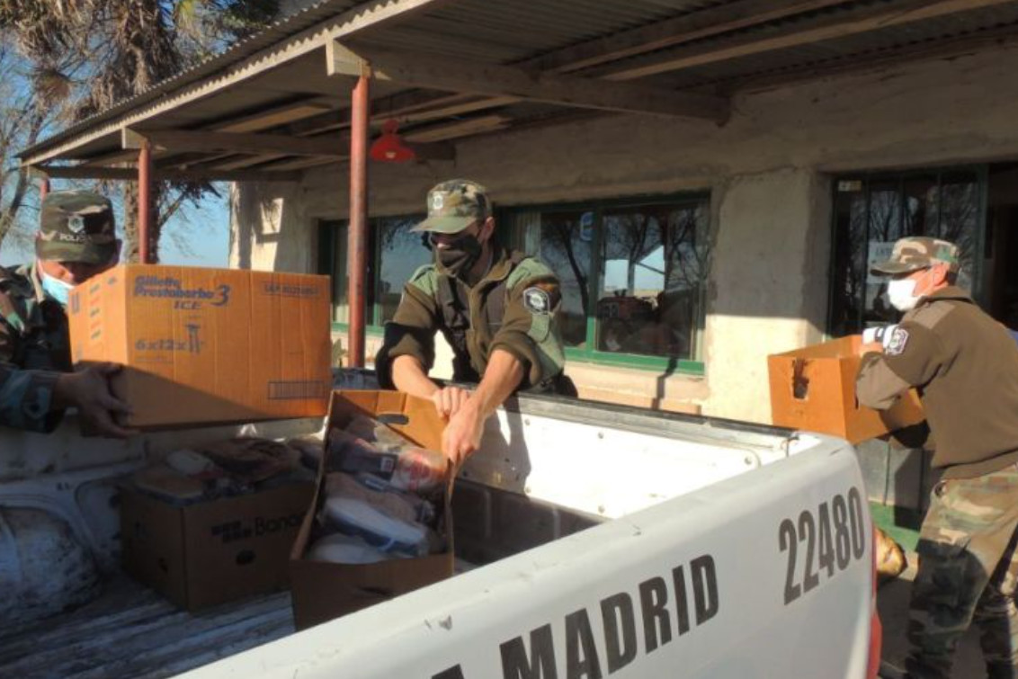 La Madrid: importante operativo policial en un parador de la Ruta 51
