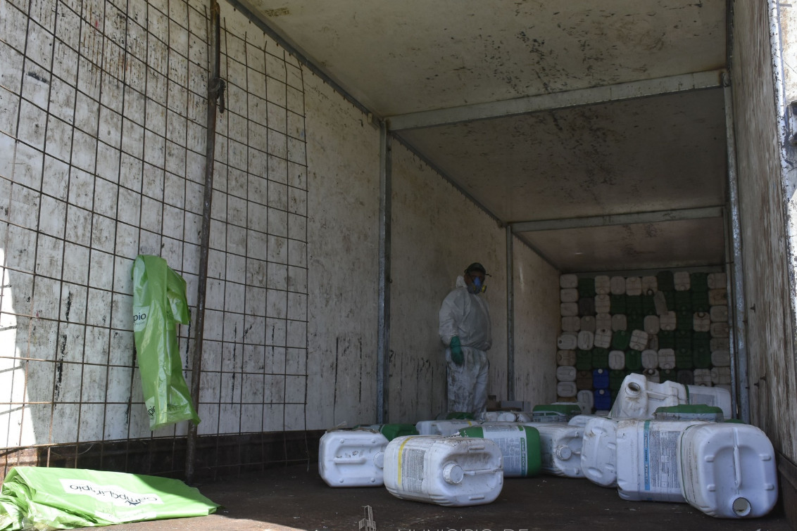 Campo limpio: Se recepcionaron 3504 envases de agroquímicos 