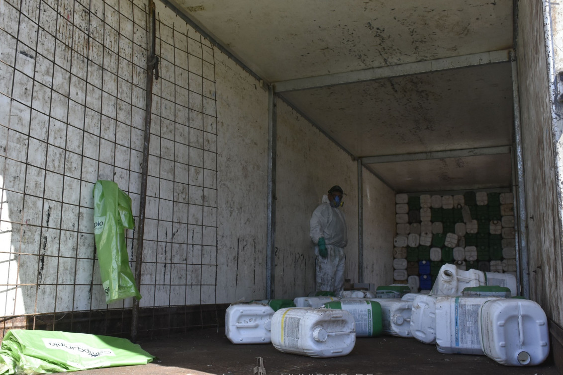 Campo limpio: Se recepcionaron 3504 envases de agroquímicos