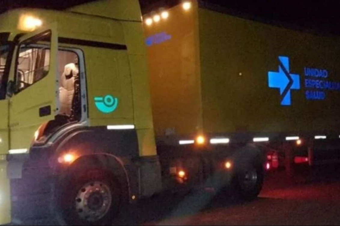 Hallan 19 kilos de marihuana en un camión que llevaba vacunas contra el coronavirus