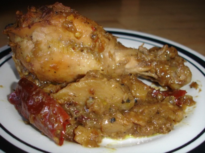 HOY POLLO A LA CEBOLLA