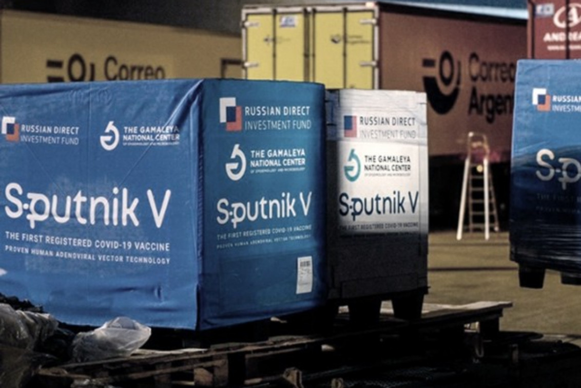 Llegaron 500 mil dosis del segundo componente de Sputnik V