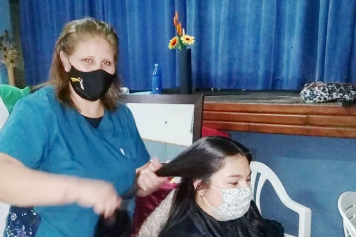 Nos llena el alma ver a los chicos que se van felices con sus cortes