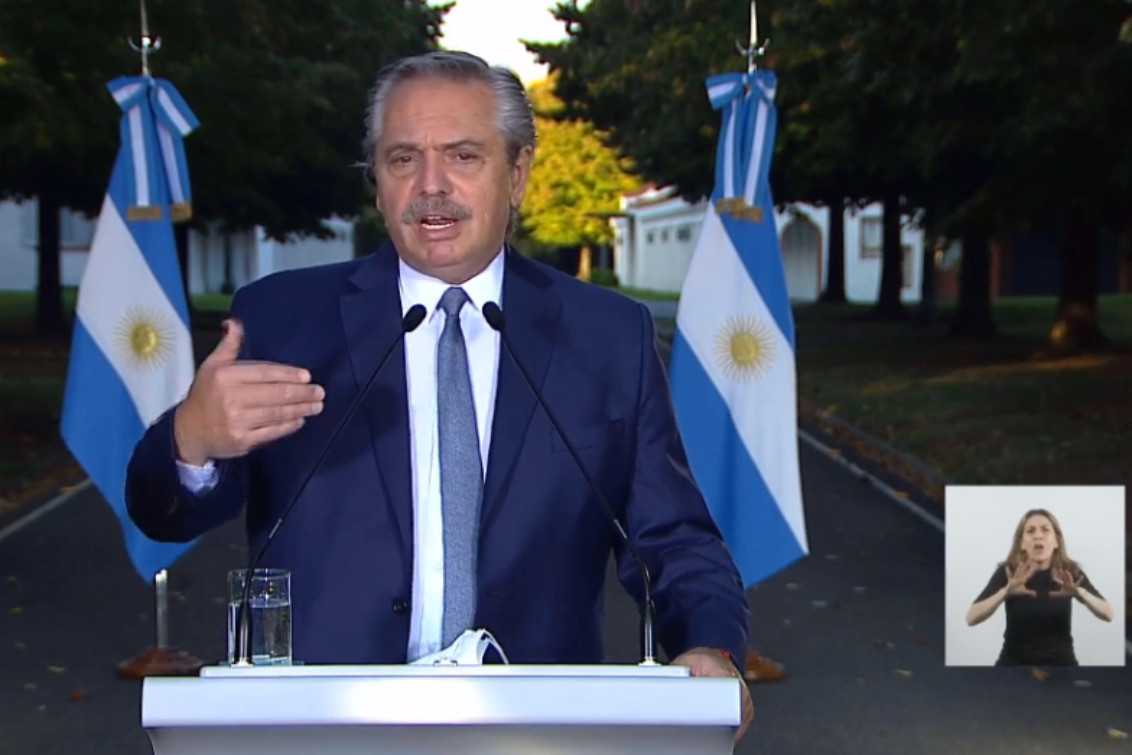 Covid-19: nuevas restricciones anunciadas por el presidente Alberto Fernández