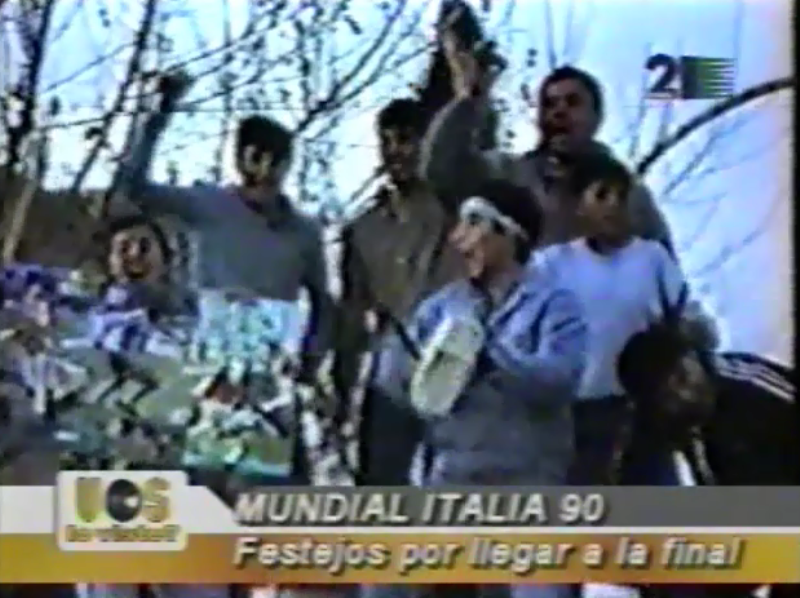 ¿TE ACORDÁS DE LOS FESTEJOS EN PRINGLES DEL PASE A LA FINAL DEL MUNDIAL DE FÚTBOL DE ITALIA 1990?