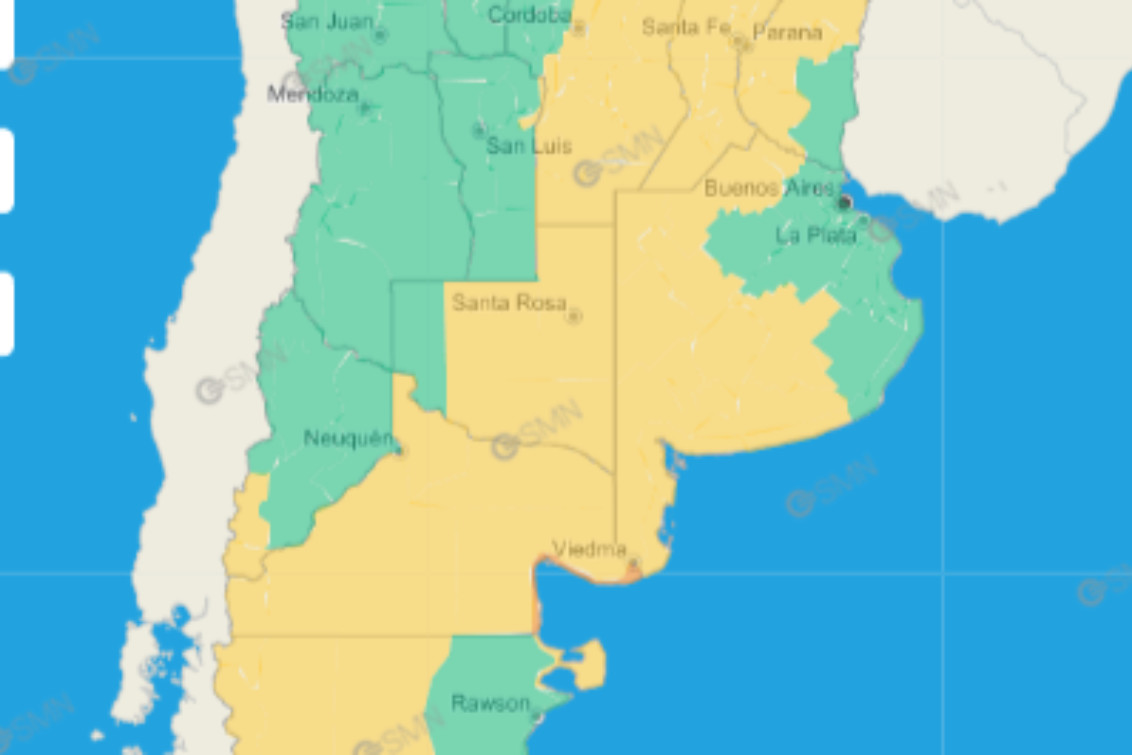 Alerta meteorológico: Pronostican tormentas, con un posible ciclón extratropical