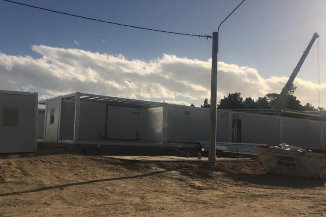 El hospital modular de Monte Hermoso estará listo a fin de mes