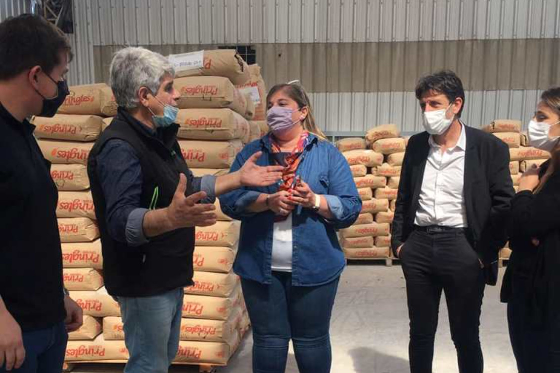Funcionarios provinciales visitaron el Parque Industrial